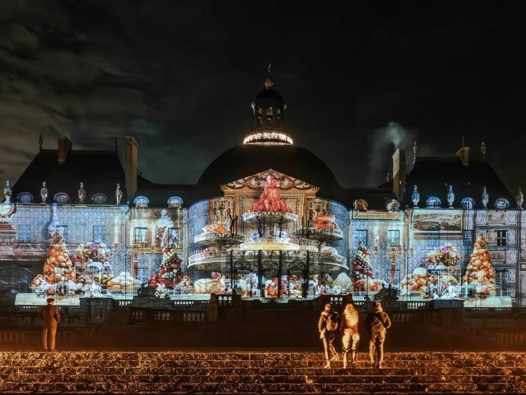 ChÃ¢teau de Vaux-le-Vicomte - Le Grand NoÃ«l Projection faÃ§ade Â©Collectif Image Melun (5)