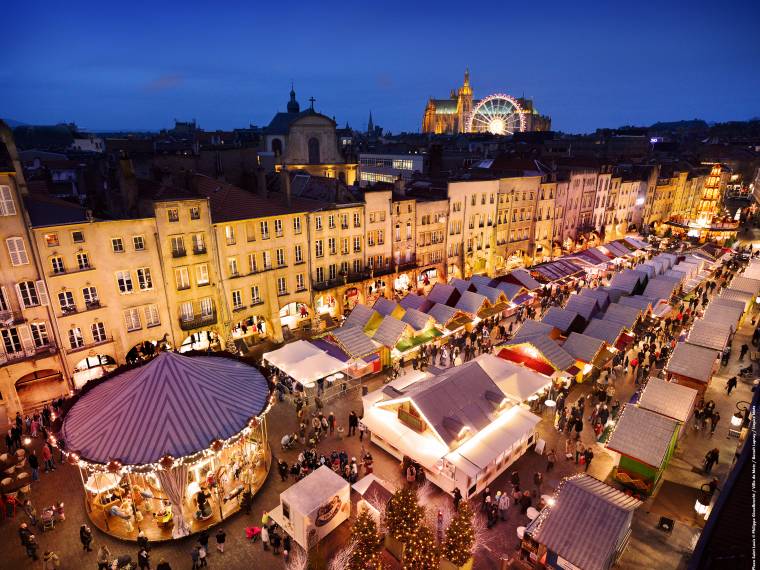 Metz, marchÃ© de NoÃ«l Â© Philippe GisselbrechtVille de Metz