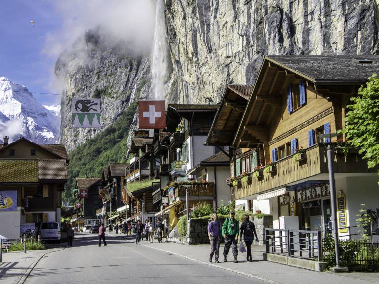 Lauterbrunnen Dorf Â© Jungfrau region