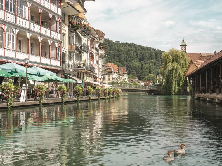 Thun - aareqaui - mÃ¼hleplatz Â© Schweiz Tourismus_AndrÃ© Meier